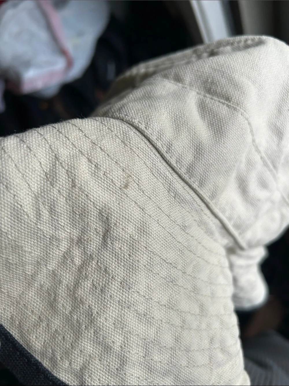 Kavu Khaki Broad Brim Safari Bucket Hat Womens one size